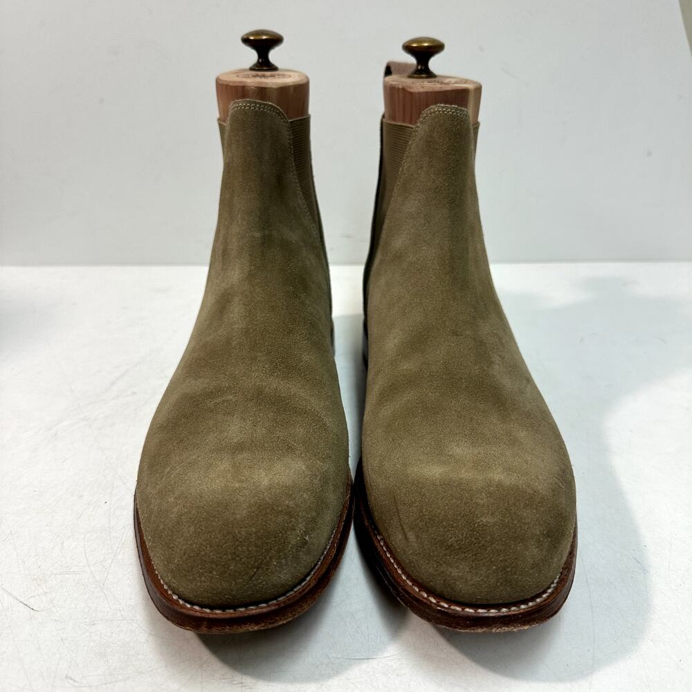 VERY GOOD Grenson Nolan Chelsea Suede Tan Mod Boot 119088 UK 9 F / US 10 D - Picture 3 of 12